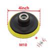 1-3Set 3-7inch Backing Pad M10 M14 Sanding Holder Disc Hook and Loop Polishing Backer Plate Drill Rod for Polisher Grinding Tool