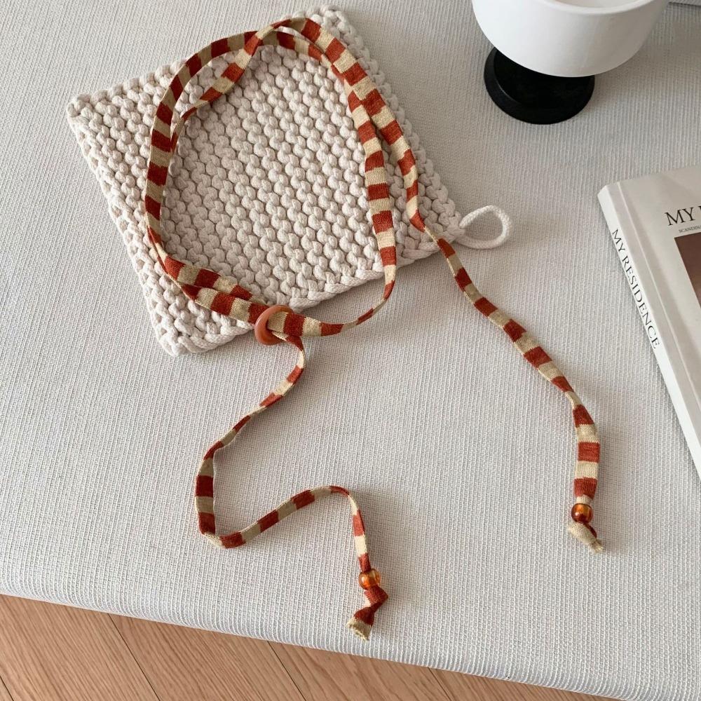 Narrow Stripe Striped Scarves Polyester Tie Scarf Dopamine Waist Chains  Women