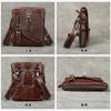 Casual Men's Genuine Leather Foreign Trade Bag Crocodile Pattern Small Shoulder Multifunctional Belt Wearing Mobile Waist
