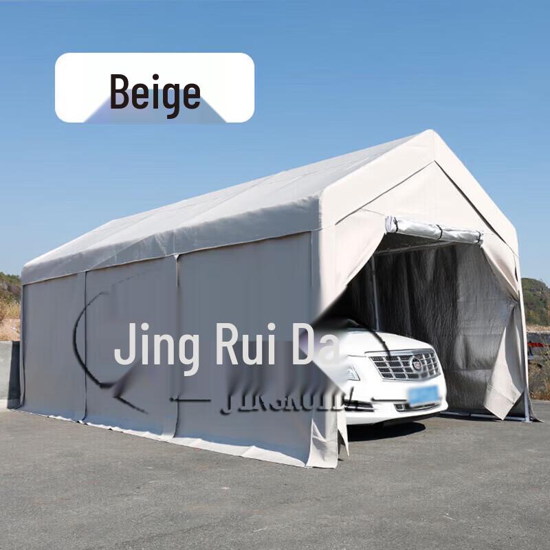JINGRUIDA Thickened Rainproof Mobile Carport Tent