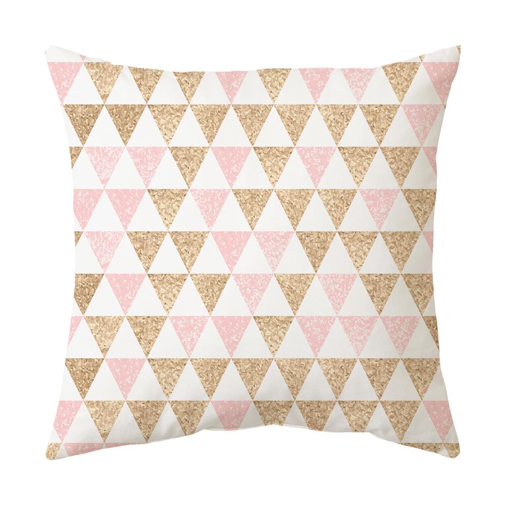 New Pink Pillow Feather Pillow Cover Home Sofa Bed Head Pillow Cover Cushion Cushion Cover