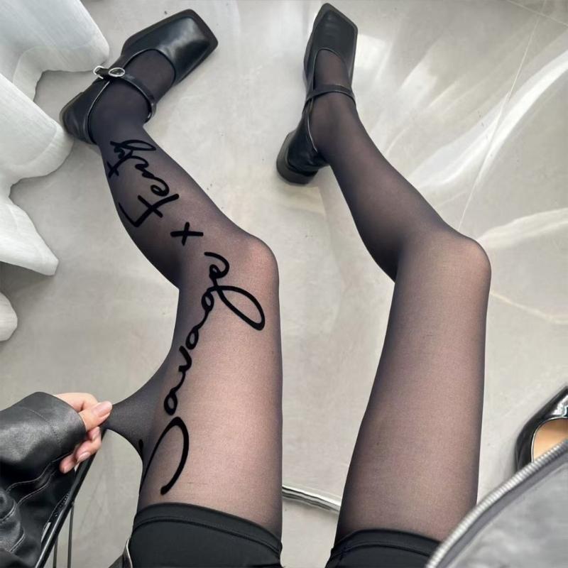 Sheer Tights Patterned Pantyhose Thigh High Stockings for Women Nylon Stockings Sheer Tights Pantyhose Hosiery Gifts