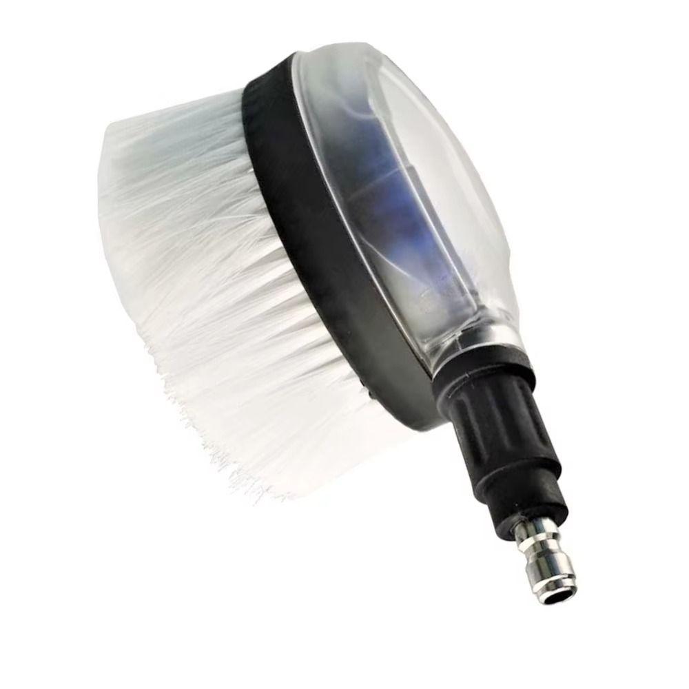 360-Degrees Rotation Rotary Wash Brush Round Brush Fan-Shaped Design Rotating Brush Durable Quick Connect