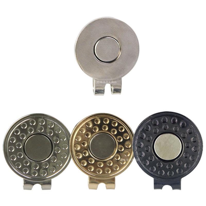 Rustproof Golf Hat Clip with Detachable Ball Marker - Durable Zinc Alloy Accessory