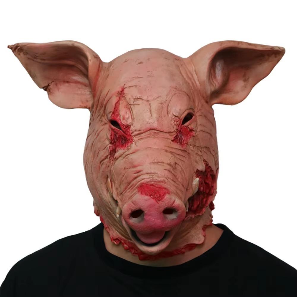 Latex Halloween  Cosplay Mask Unisex Haunted House Prop High Quality Animal Mask