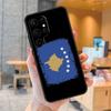Kosovo National Flag Phone Case For Samsung Galaxy S25 S24 S23 S22 S20 S21 Ultra S9 S10 Plus S25 FE Back Cover