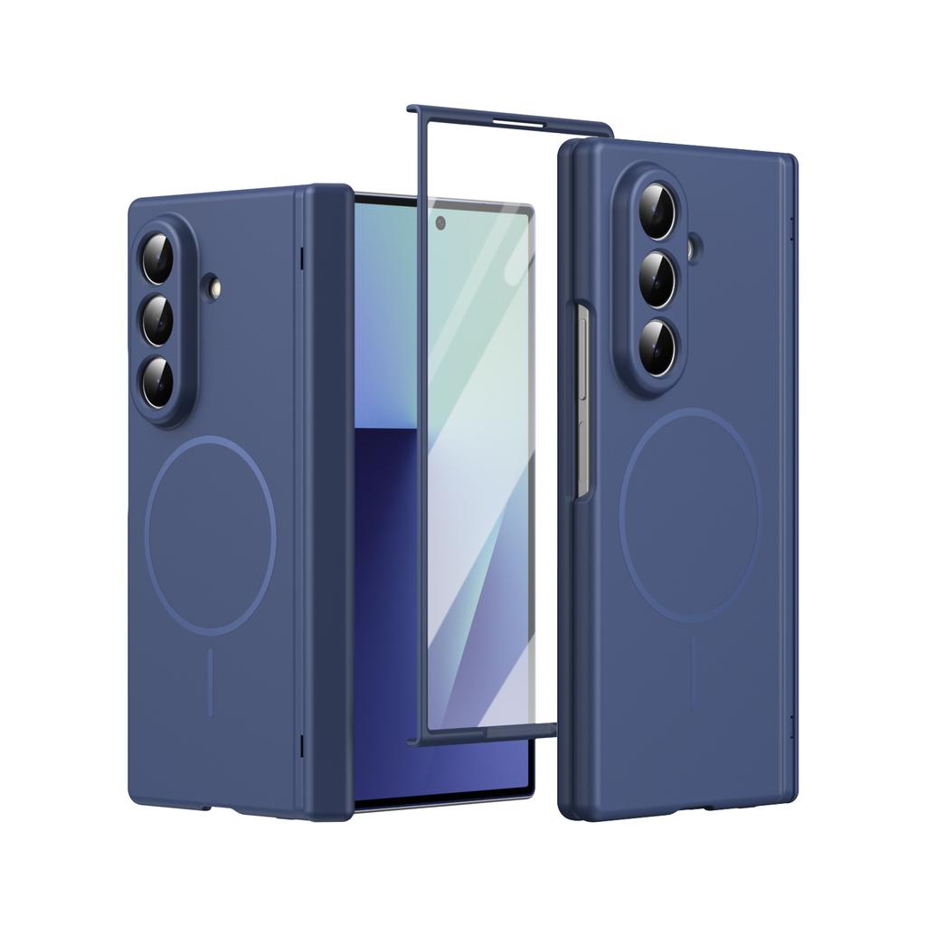 Drop Hinge Protection Military Grade Magnetic Case for Samsung Z Fold 8 Ultra Cases Z Fold 7 6 5 4 Built-in Glass Screen Protect