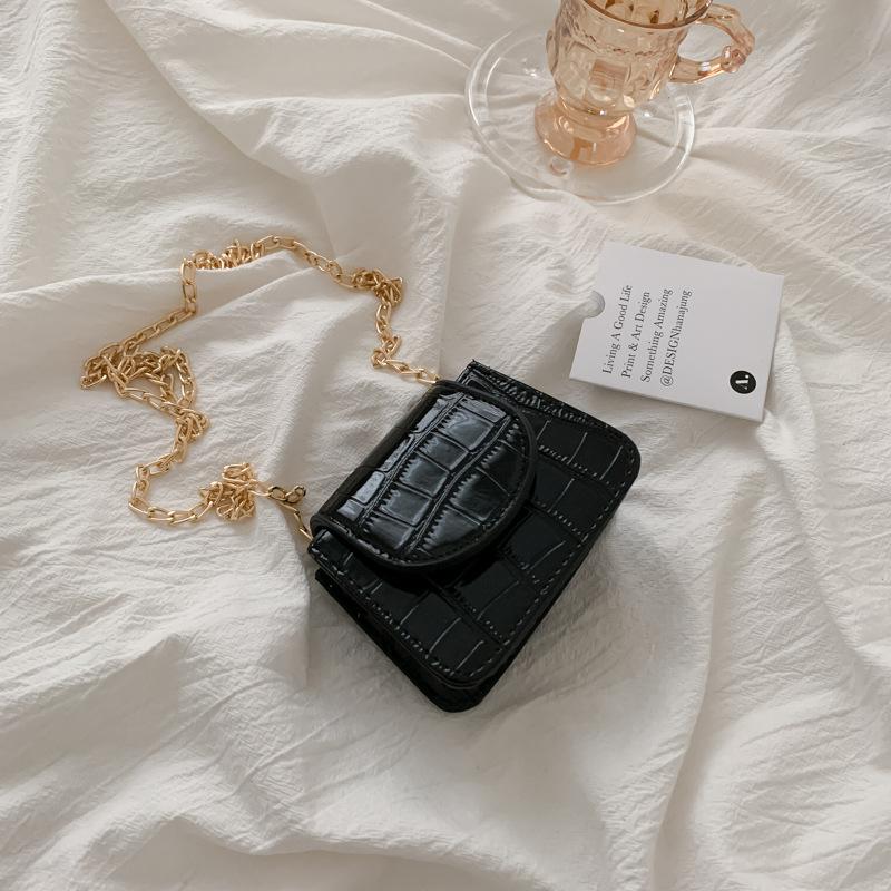 

Женская мини-сумка-тоут, новая сумка-мессенджер с крокодиловым узором, сумка через плечо, женская простая сумка на плечо, маленькая квадратная женская сумочка