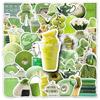 50 Green Ins Style Graffiti Stickers Small Fresh Stickers DIY Mobile Phone Case Suitcase Stickers Waterproof