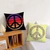 Fashion Peace Sign Nature Assortment cushion cover Pillow Cover Decoration Room Home Sofa living Office Car Nordic Simplicity