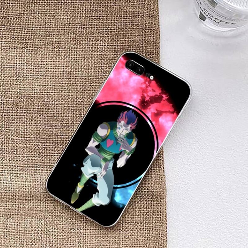 HUNTER X Hisoka Morow Phone Case For Huawei P50 P40 P30 Pro Mate 40 30 Pro Nova 8 8i Y7P Honor Transparent Phone Cover