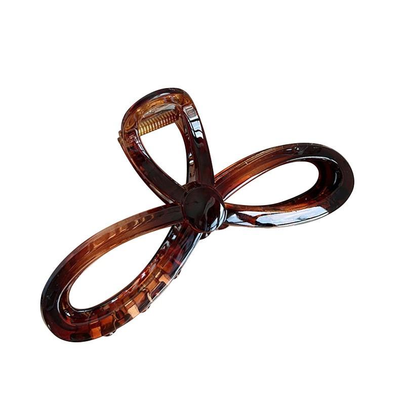 Übergroße Krabben-Haarklammern Clips Damen Mädchen Schleife 13CM Große Spangen Transparenter Kunststoff Zopfhalter Haarnadel Haar Accessoires