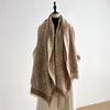 Autumn And Winter Imitation Cashmere Multi-Style With Fringed Large Grid Jacquard Cape Shawl Scarf Female Source Shawl