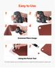Grommet Tool Kit 12 Mm Eyelet Tool Kit with 500 PCS Silver Grommets, with Eyelets and Washers, Manual Grommet Press Pliers, Hole Punch, and Block, for