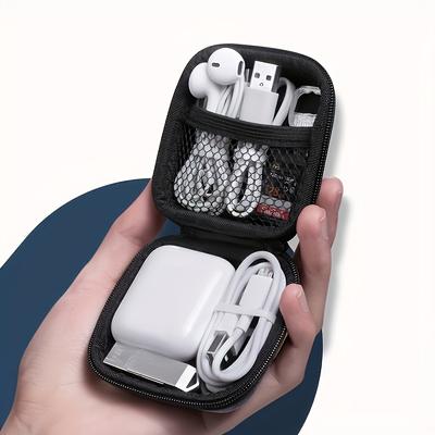 1 stk Luksus Oppbevaringsboks, Øretelefonetui Hard Veske, Bærbar Oppbevaringsveske for AirPods, Ørepropper, Trådløse Hodetelefontilbehør, Thanksgiving-gave