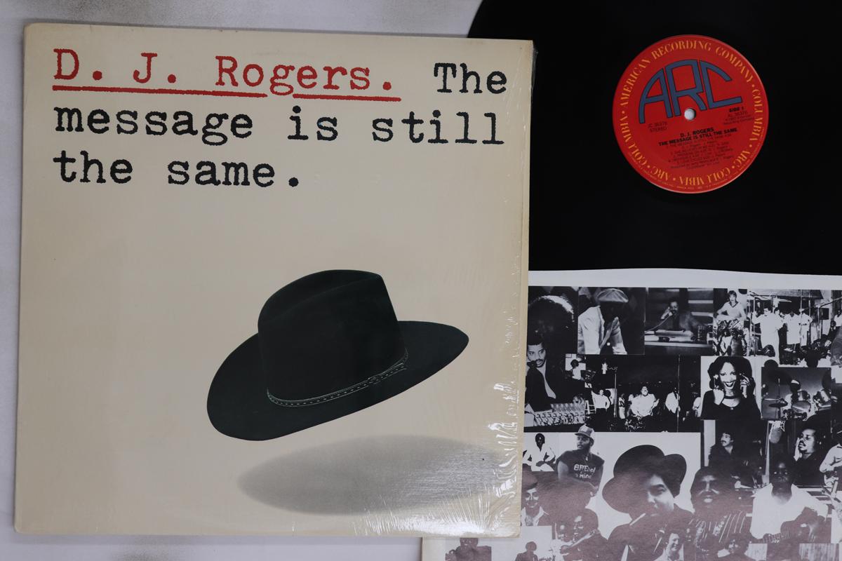 

LP Record D. J. ROGERS Message Is Still The Same JC36376 ARC 1980 US SoulFunk Used