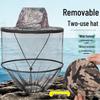 Detachable Outdoor Fishing Hat with Mosquito and Sun Protection