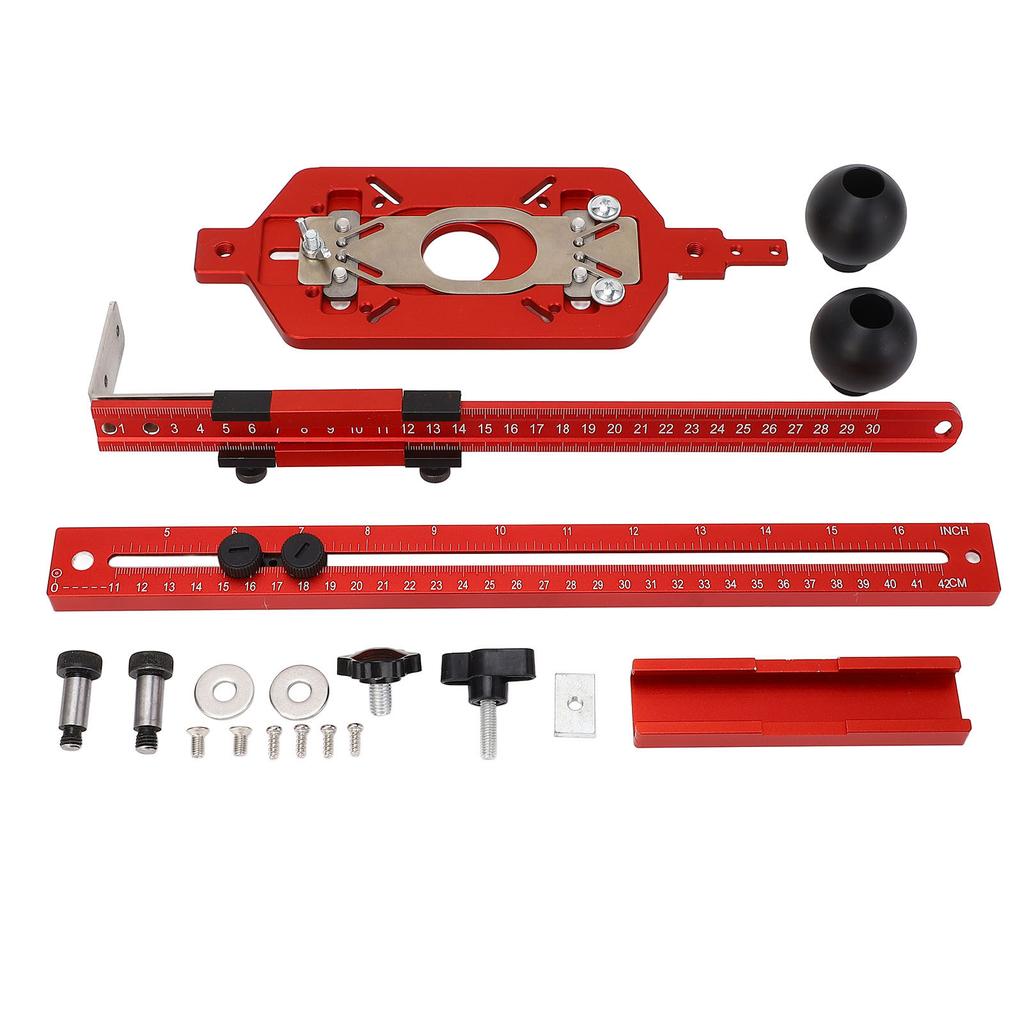 Router Fräsen Nut Halterung 3 in 1 Einstellbare Kreis Schneiden Guides Schrank Hardware Jig