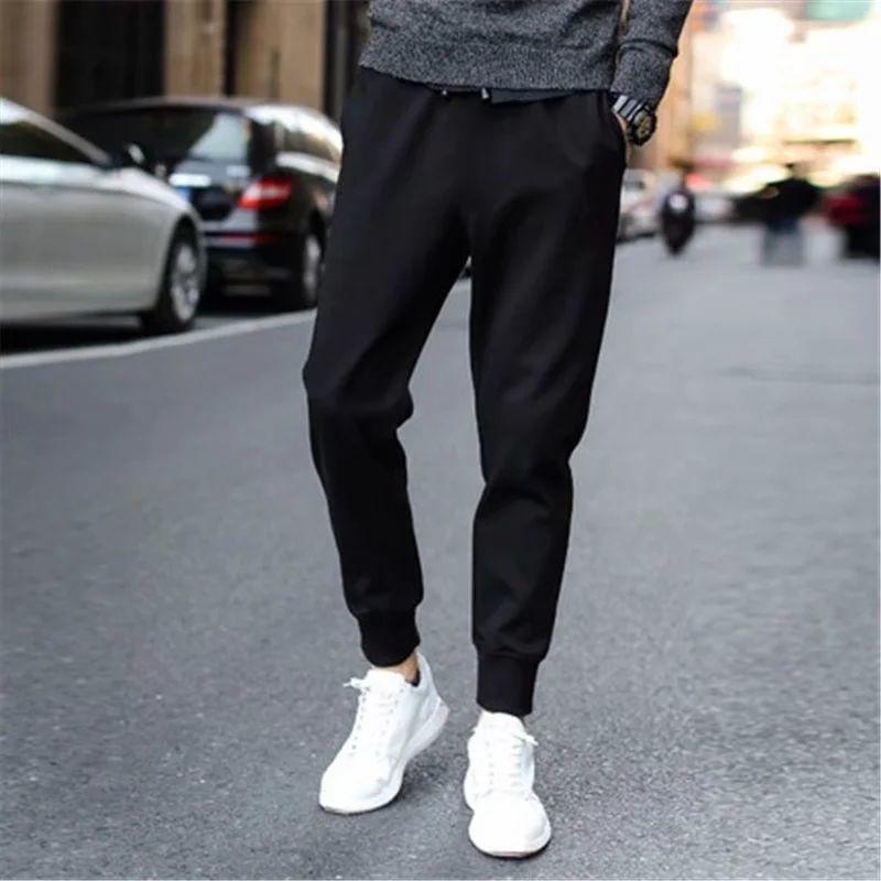 Work Pants Men's Summer Hip Hop Sports Men's Pants Trend Loose Bundle Foot Casual Long Pants