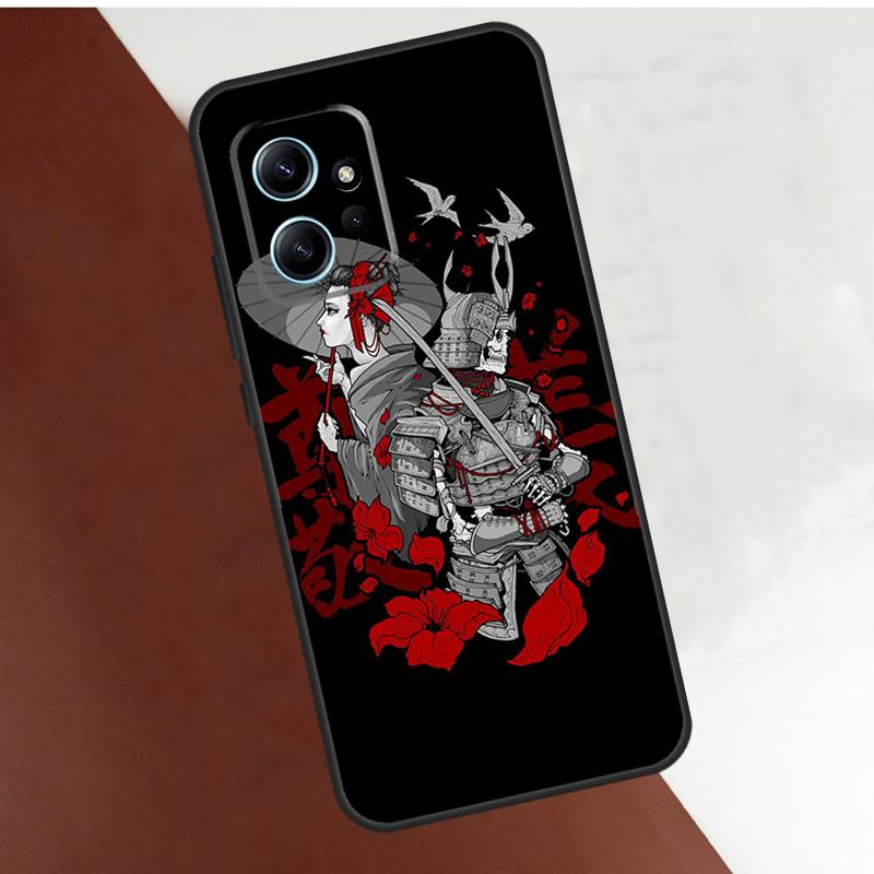 

Samurai Warrior Geisha Case For Xiaomi Redmi Note 14 10 11 12 13 15 Pro Plus Cover For Redmi 15 14C 10C 12C 13C 15C Redmi 12 4G