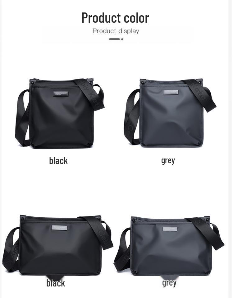 Korean-Style Trendy Men's Versatile Crossbody Bag | Casual Commute-Friendly Fashionable Small Square Bag
