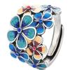 1PC Flowering Ring Women's Atmosphere Retro Ethnic Style Opening Adjustable Creative Index Finger Ring
