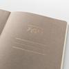 Midori Designphil Yuru Log B6 Dot Grid Notebook, Coffee Shop Pattern, 80 Pages, Thread-Stitch Binding, 15401006