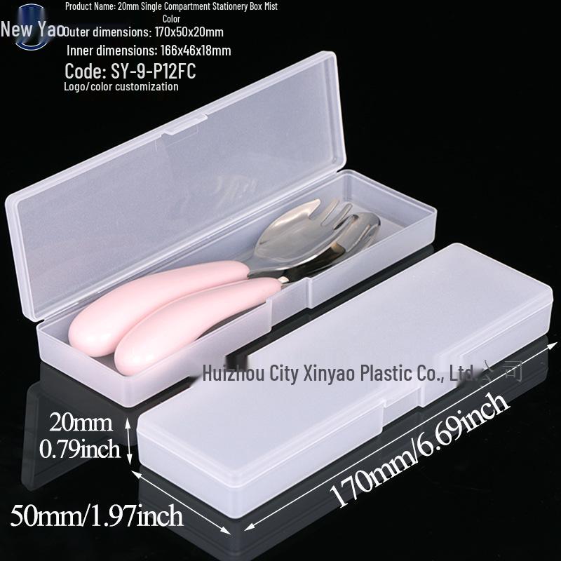 Transparent Travel Toothbrush Case with Drainage and Card Slot