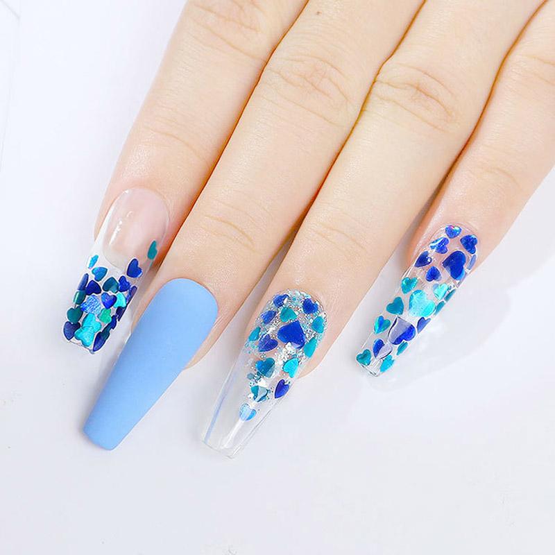 12 Colors/Set Nail Sticker Decor Sparkly Alphabet Small Laser Glitter Nail Sequin DIY Letter Nail Art Decorations Accessories