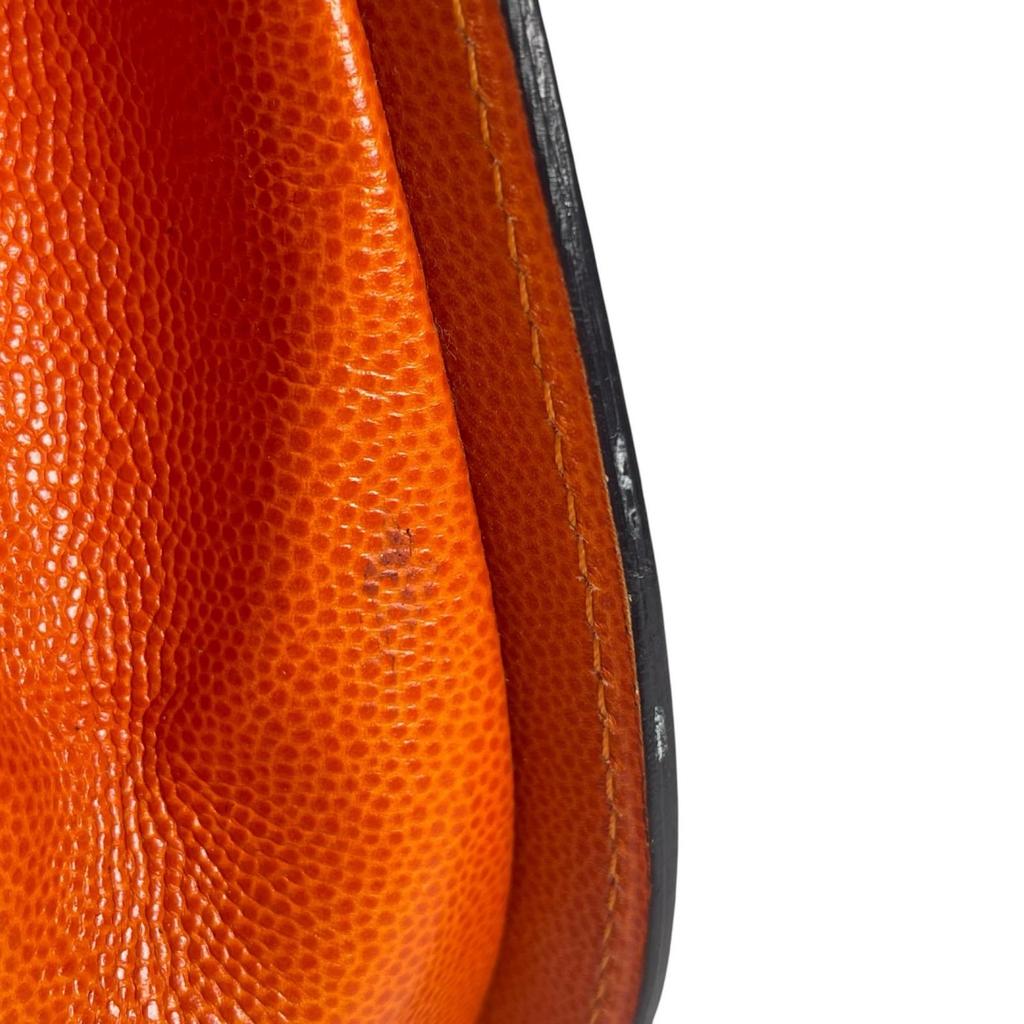 CARTIER PANTHERE Handbag Orange Women used