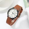 Same Men'S Business Versatile Belt Watch Waterproof Quartz Watch