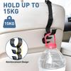 SUPVOX Headrest Hooks, Seat Hooks, Luggage Hanging, Shopping Hooks, Car Supplies, Convenient Goods, Pack of 2 (Black)