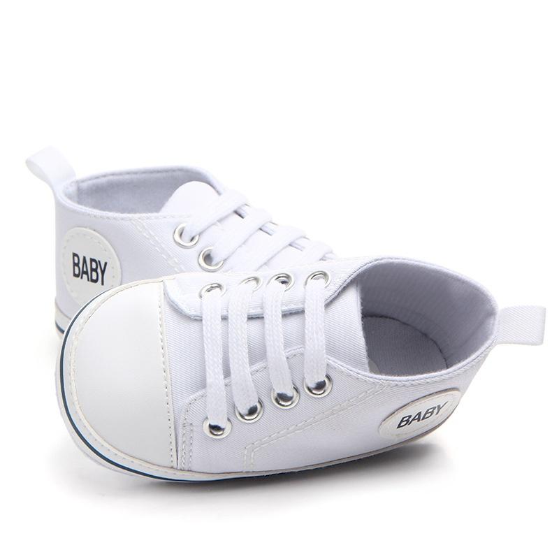 Baby Infant Kids Boy Girl Soft Sole Canvas Sneaker Toddler Newborn Shoes   Packing: No Box