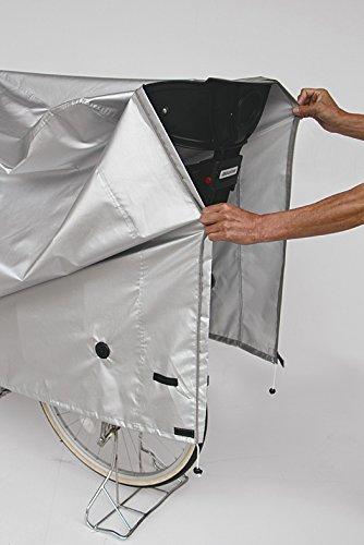 MARUTO 300D (Denier) Cycle Cover Silver M 300DCC-OKM