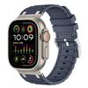 Reinforced I‑Shape Texture Soft Silicone Replacement Watch Band Strap For Apple Watch 38/40/41/42mm