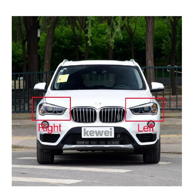 for BMW X1 F48 F49 2016 2017 2018 2019 Car Headlight Clear Lens Head Light Lamp Lampshade Shell