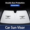New Car Windshield Sun Shade Cover Visor UV Protection Shield Accessory For Bentley Flying Spur Continental GT Bentayga Mulsanne