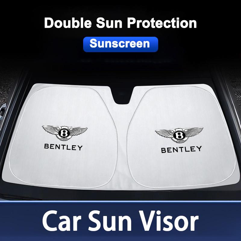 New Car Windshield Sun Shade Cover Visor UV Protection Shield Accessory For Bentley Flying Spur Continental GT Bentayga Mulsanne