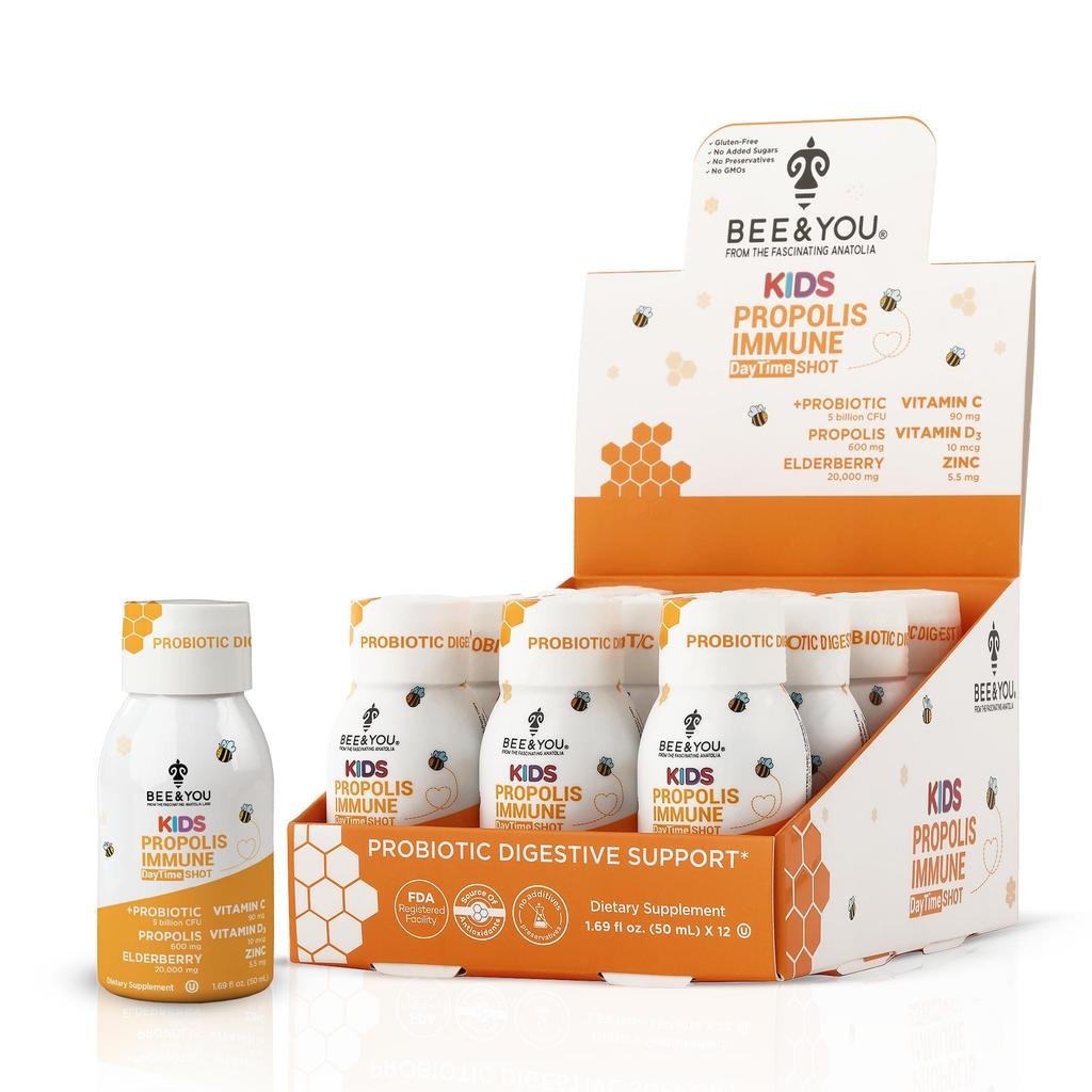 Kids Propolis Immune DayTime Shot - Probiotic, 50 ml x 12
