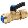 Hose Adapter Brass Valve Adjustable Flow Settings Efficient Water Management Metal Switch Control Adjustable Water Flow Valve