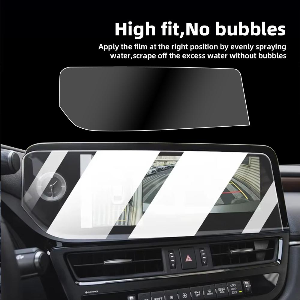 12.3 Inch HD Tempered Glass Screen Protector for Lexus ES300h 2022 2023 2024 Navigation Display