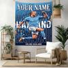 Haaland Custom Your Name Wall Decor Tapestry Art For Pet Memorial Birthdaywedding Party Backdrop Family Gift