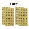 144-Logos Switch Transparent Sticker Label Decal for Car Marine Boat Truck Trailer Dashboard Console Switch Panel Clear Decals