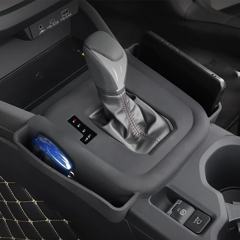 Silicone storage box for central control gear shift panel interior modification parts For Subaru Forester 6th 2025 2026