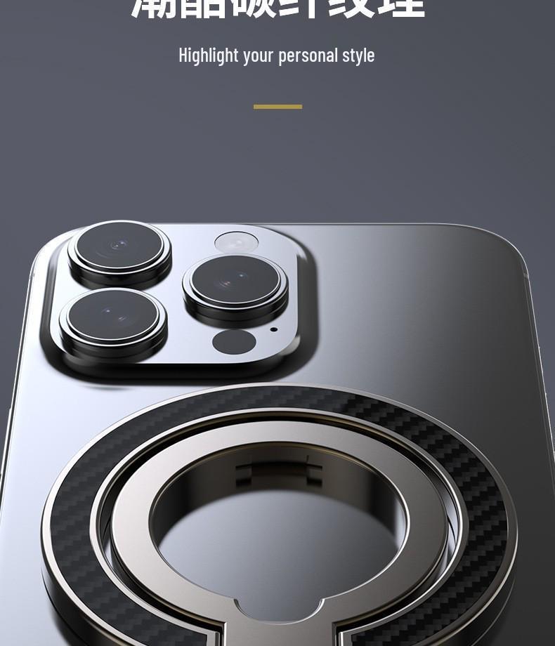 Magnetic Alloy Phone Stand: Multi-functional Desktop Holder for Universal Use