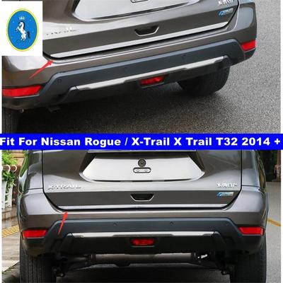 Accessories Rear Trunk Tailgate Trim Door Molding Boot Garnish Strip Lid Cover For Nissan X-Trail X Trail Rogue T32 2017 -