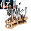 20 Piece Stainless Steel Cocktail Shaker Set Versatile Set Bar Tool Set  Bartender