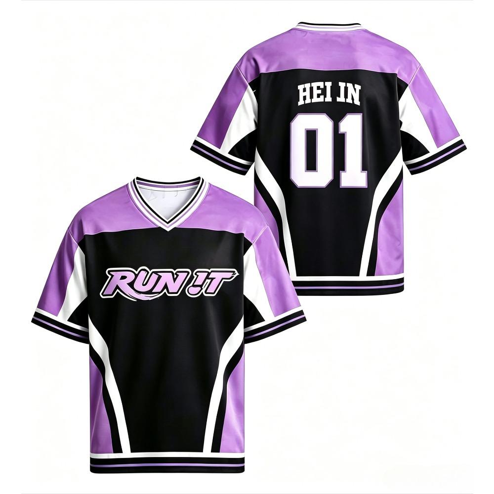Run It Jersey Concert Fan T-Shirt 3D Printed Short Sleeved Fashionable Street Wear Summer Men's Women's Breathable T-Shirt
