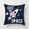 New Hand-painted Starry Sky Universe Printed Pillow Cover Home Sofa Pillow Car Cushion Back Cover