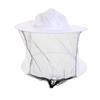 White Bee Hat Anti-Bee Breathable Beekeeping Hat Veil Hood Hat Double Wire Hat Beekeeping Protective Apparatus